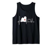 Puli Ungherese Cane Il Mio Battito Cardiaco ECG Cani My Cardio Canotta