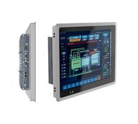 PULIJAZ 19 Pollici Industrie Panel PC,Industriale PC Touchscreen IP65,Fanless Touchscreen Monitor,Per Automazione,Chioschi,Monitoraggio(I7-7500U,8GB RAM 256GB SSD)