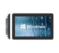 PULIJAZ PC Industriale Integrato Da 13.3",Industrie Panel PC Industriale Touchscreen,Fanless Touchscreen Monitor All in One Windows OS,6 USB,HDMI, 4xRS232+2xRS485,2xLAN(I3-7100U,8G RAM 128GB SSD)
