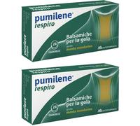 Pulimilene Respiro Caramelle Balsamiche per la gola Menta e Mandarino