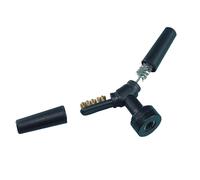 PULISCI MORSETTI BATTERIA 3 IN 1 RIMUOVE SPORCO POLI PER AUTO MOTO CAMION LAMPA