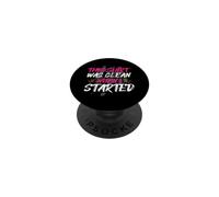 Pulisci quando ho iniziato Muddy Race Schlammlauf Mud Run PopSockets PopGrip Adesivo