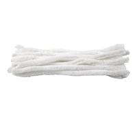 Pulisci tubi, spessore 15 mm, L: 30 cm, bianco, 15 pezzi