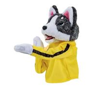 Pulitore a mano per cane - interattivo in peluche, azione sonora e da boxe per cani | giocattolo a mano delicato per insegnamento, Halloween, gioco di ruolo, compleanno,