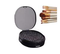 Pulitore a secco per pennelli da trucco, metodo a secco rapido e con spugna, spugna detergente, colore blush | per donne moglie amatoriale cosmetica principianti casa viaggio