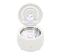 Pulitore a ultrasuoni per retainer, protesi dentarie, paradenti, aligner, testine spazzolino, 43KHZ Sonic Denture Cleaning Machine, bianco