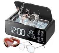 Pulitore a ultrasuoni Portatile da 16,9 oz - 48 kHz per Gioielli, Occhiali, Orologi e contenitori con 7 luci LED