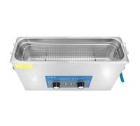 Pulitore a ultrasuoni professionale analogico da 10 litri 240 watt con valvola d