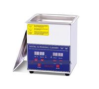 Pulitore a ultrasuoni, Pulitore Ad Ultrasuoni 2L Con Controllo Digitale Vasca Da Bagno 100W Cestello For La Pulizia Di Vetri Hardware For Gioielli