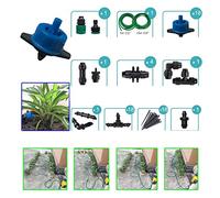 Pulitore a vapore, 2 zone WIFI TUYA Smart Home Garden Automer Timer Sensor Irrigation Sprinkler per pavimenti, auto(Dripper set)