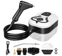 Pulitore a Vapore 2500W 1,2L Pulitore a Vapore Multiuso Portatile con Pulsante