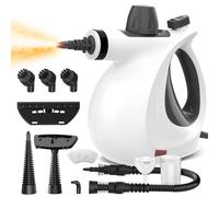 Pulitore a Vapore, 3,2 bar Vapore Pressione, 11 Accessori per la Rimozione di Sporco e Grasso, Steam Cleaner la Pulizia di Pavimenti, Mobili Imbottiti e Automobili