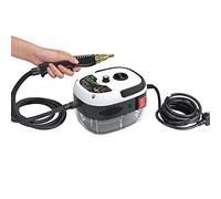 Pulitore a vapore ad alta pressione, 2500 W, portatile, per la pulizia a vapore automatica, adatto per mobili da cucina, bagno, finestre, auto (bianco)