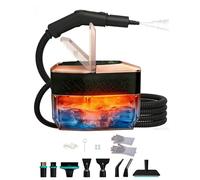 Pulitore a vapore ad alta pressione 2500W, vapore potente 4Bar, riscaldamento rapido in 15s, 12 accessori + raggio d'azione di 3,5m, serbatoio dell'acqua da 1,8L, manico isolato dal calore