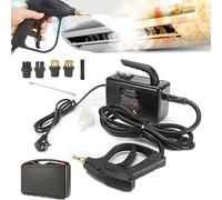 Pulitore A Vapore Ad Alta Pressione Da 2600 W, Macchina Per La Pulizia A Vapore Portatile Portatile, Design Senza Serbatoio, Pulitore A Vapore Per Cucina,Bagno,Mobili,Pavimento,Seggiolino Auto,Black