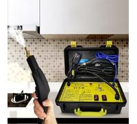 Pulitore a vapore commerciale da 3000 W, macchina pulitrice portatile ad alta pressione per condizionatori d'aria, cappe da cucina, automobili, uso domestico e industriale yellow