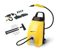 Pulitore A Vapore Continuo Multiuso Ad Alta Temperatura, Riscaldamento Rapido In 40 Secondi Con 6 Accessori, Estrattore Per Tappeti Riscaldato Per Elettrodomestici E Dettagli Auto Yellow
