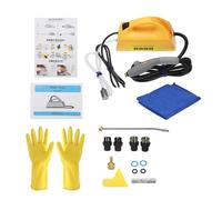 Pulitore a vapore, Disinfettura automatica di sterilizzazione automatica della macchina di pulizia del mobile ad alta pressione 2600W ad alta pressione(Yellow)