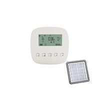 Pulitore a vapore, Dual Pump Smart WiFi 550 ml/min set di macchine for imballaggio automatico Set irrigazione 5+1+ programmabile settimanale per pavimenti, auto(With solar panel)