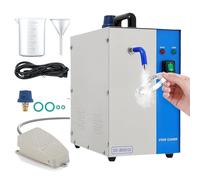 Pulitore a vapore for gioielli da 2 litri con interruttore a pedale, rondella for gemme da 1300 W Macchina for la pulizia di pietre preziose in oro e argento, attrezzatura commerciale for oreficeria