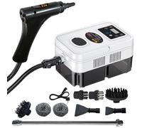 Pulitore A Vapore, Generatore Di Multiuso Ad Alta Pressione Da 3500 W Con Serbatoio 1200 Ml, 3 Testine Per La Pulizia Cucine Domestiche E Tappezzeria(White)