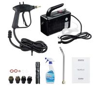 Pulitore a vapore, Macchina for la pulizia del vapore ad alta pressione for l'aria condizionata auto mobile macchina for domestica sterilizzazione disinfettante per pavimenti, auto(Noir)