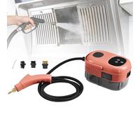 Pulitore A Vapore Per Impieghi Gravosi, Macchina Per La Pulizia A Vapore Portatile Ad Alta Pressione 2500W, Vaporizzatore Regolabile A 6 Velocità Con Serbatoio De-ll'acqua 1100ML(Red)