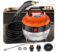 Pulitore a Vapore Portatile 1500W, 6 Livelli 105°C 3BAR Pronto 15s