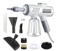 Pulitore a Vapore Portatile, 1500W Pulitore a Vapore Automatico con Serbatoio da 600ML, 3,5 Bar, Riscaldamento Rapido in 15S, Senza Additivi Chimici, Per La Pulizia Di Cucina, Bagno, Finestre, Grasso