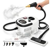 Pulitore a Vapore Portatile 2500W ad Alta Pressione - 6 Velocità Regolabili, Serbatoio 1200 ml, 3 Testine Incluse, Pulitore Igienizzante Alta Pressione- Riscaldamento 15 Secondi, Vapore Regolabile