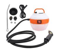 Pulitore a Vapore Portatile 50-400ml / min con Serbatoio 1L, Vapore a 105°C - Lavaggio Profondo, Multiuso per Casa, Mobili e Tessuti, Tubo Spray 2m, Cavo 1.5m