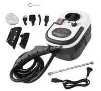 Pulitore A Vapore Portatile,6 Livelli Alta Pressione Riscaldamento Rapido Potente 2500W,Pulitore A Vapore Manuale Per Fughe E Pavimenti - Per Auto Cucina Interni Finestre Grasso E Sporco