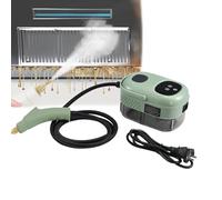 Pulitore a vapore portatile, ad alta pressione, controllo touch screen + uscita vapore in 15 secondi, anti-scottatura, 6 livelli regolabili, con serbatoio dell'acqua da 1100 ml/3 spazzole,D