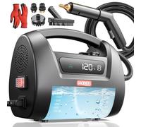 Pulitore a vapore portatile con 120°C/3,5Bar ad alta pressione per auto e casa - 20 secondi tempo di riscaldamento, portatile per piastrelle, cucina, bagno e auto