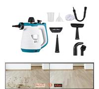 Pulitore a vapore portatile con 9 accessori, Vaporizzatore multiuso