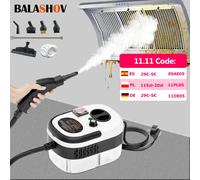 Pulitore a vapore portatile da 2500 W Condizionatore d'aria ad alta temperatura Cappa da cucina Macchina per la pulizia a vapore dell'auto Pavimenti e più puliti