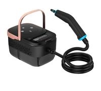 Pulitore a vapore portatile da 2500 W, pulizia a vapore pressurizzato ad alta temperatura, grande capacità, 10 secondi, riscaldamento rapido per dettagli auto, mobili, divani, cimici dei letti, casa