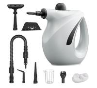 Pulitore a vapore portatile da 700 ml, macchina a vapore ad alta pressione e alta temperatura per cucina, divano, bagno, auto. Potente decontaminazione e pulizia profonda (Gray)