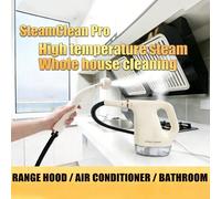 Pulitore a vapore portatile multifunzione con set di accessori - Rimuove facilmente le macchie dalle superfici della cucina, tende, sedili auto e pavimenti senza sforzo, macchina per pulizia a vapore