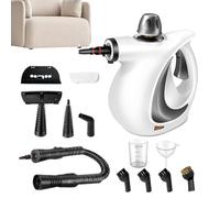 Pulitore a Vapore Portatile per la Casa | Pulitore Portatile Sicuro e Potente | Accessorio per Cucina e Bagno - Per Auto, Cucina, Tappezzeria, Vetri, Rimozione di Sporco e Grassi