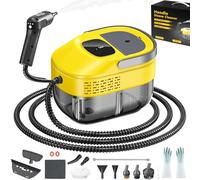 Pulitore a vapore portatile pressurizzato regolabile a 3 livelli 2026 per la casa, 10 secondi di riscaldamento a vapore portatile per la pulizia, serbatoio da 1,6 qt Pulitore a vapore portatile per