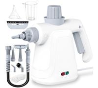 Pulitore a vapore portatile pressurizzato, vapore multiuso per uso domestico, vaporizzatore per la pulizia del pavimento, pulitore a vapore portatile per malta, finestre, bagni, cucine con 9 accessori
