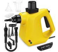 Pulitore a vapore portatile pressurizzato, vapore multiuso per uso domestico, vaporizzatore per la pulizia del pavimento, pulitore a vapore portatile per malta, finestre, bagni, cucine con 9 accessori
