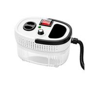 Pulitore a vapore portatile, Pulitore a vapore ad alta pressione da cucina Strumento di pulizia multifunzionale per la casa per casa, auto, pavimento(White)