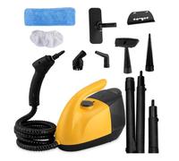 Pulitore a vapore portatile, Pulitore a vapore multifunzionale 2 pezzi a ad alta pressione Mop elettrico per tappeti Aspirapolvere domestico per casa, auto, pavimento