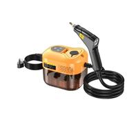 Pulitore a Vapore Portatile, Serbatoio 1200 ml, Riscaldamento Rapido, | Corpo ABS + Vapore ad Alta Temperatura + Serbatoio Trasparente 1200 ml + Casa, Cucina, Auto