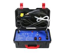 Pulitore a vapore, Pulitore a e commerciale for uso domestico da 3KW, pulitore a e for cappa da cucina for aria condizionata utilizzato con pulizia alcalina(Upgrade Black 3000W)