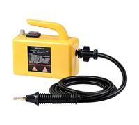 Pulitore a vapore, Pulitore a e elettrico domestico, izzatore portatile da 2600 W, macchina for la pulizia spazzole cucina for auto per pavimenti, auto(Black 1)