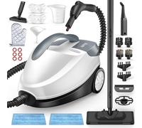 Pulitore a Vapore, Steam Cleaner 28 Accessori, 1,5 L 2000W, 4 bar, Vapore Bloccabile, Potente Pulitore Vapore Casa per Rimuovere Sporco e Grasso da Pavimenti, Mobili Imbottiti e in Bagno