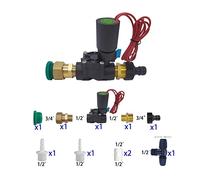 Pulitore a vapore, TUYA Smart Home WiFi Controllo elettrico Valvola dell'acqua Valvole a solenoide 24 V a sfera di controllo del livello automatico per pavimenti, auto(C)